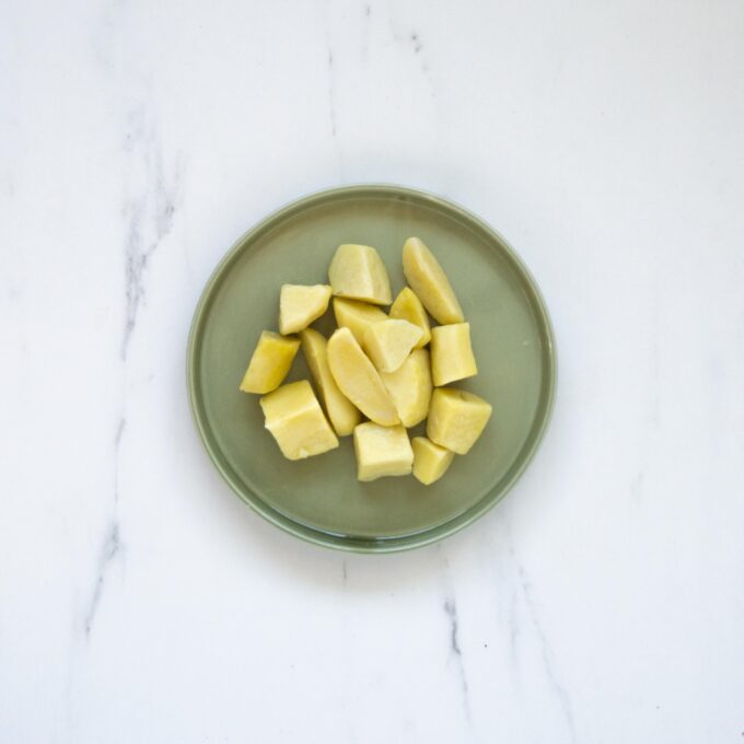 Gekookte aardappeltjes